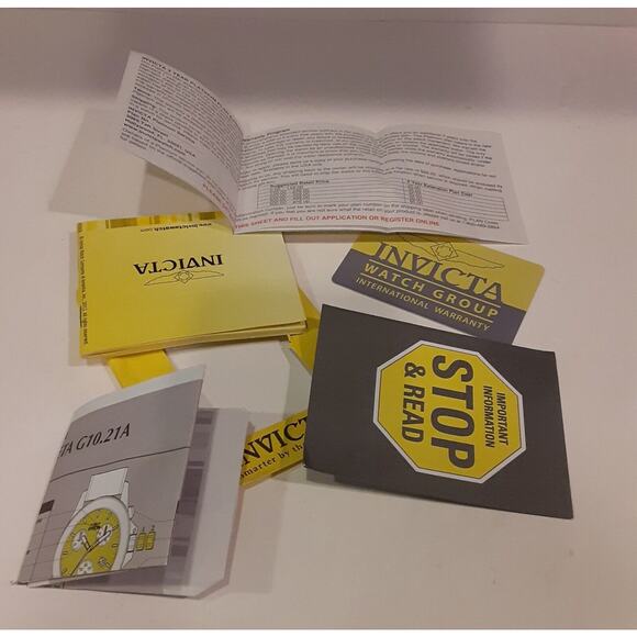 Invicta S1 Rally Watch Tachymeter Swiss made Chronograph Leather Band NOTE - Picture 4 of 16